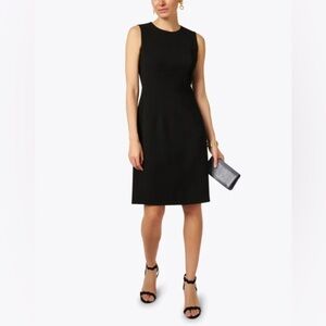 Lafayette 148 New York Black Crepe Dress Size 4 NWOT